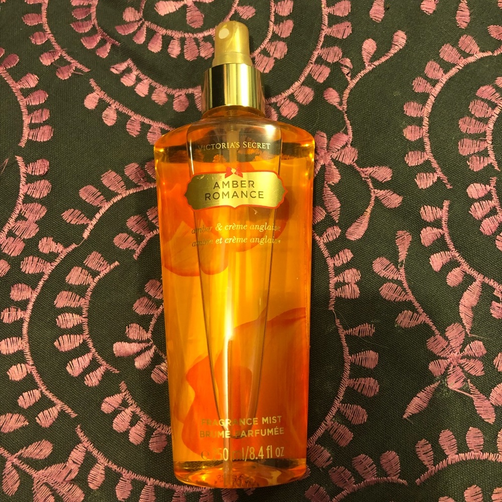 Victoria’s Secret amber romance body mist